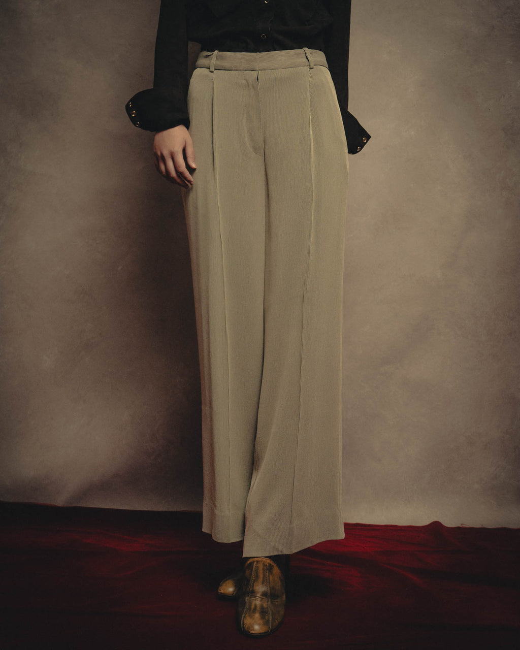 -SPECIAL- “HERMÈS“ Late 90’s-2010’s Fluid striped wide trousers