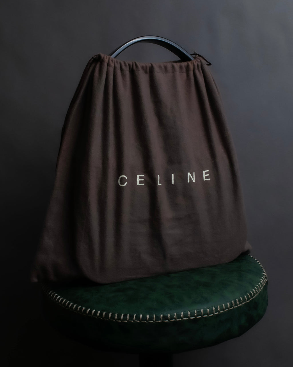 "CELINE" 2000's Made of pony leather one-handle bag