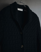 "SONIA RYKIEL" Textured knit button-front long cardigan