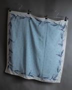 "Christian Dior" Bird motif silk scarf