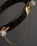 “Chloe” 2010’s crystal sphere chain bangle