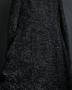 "Dolce & Gabbana" Double-breasted beautiful tweed long coat