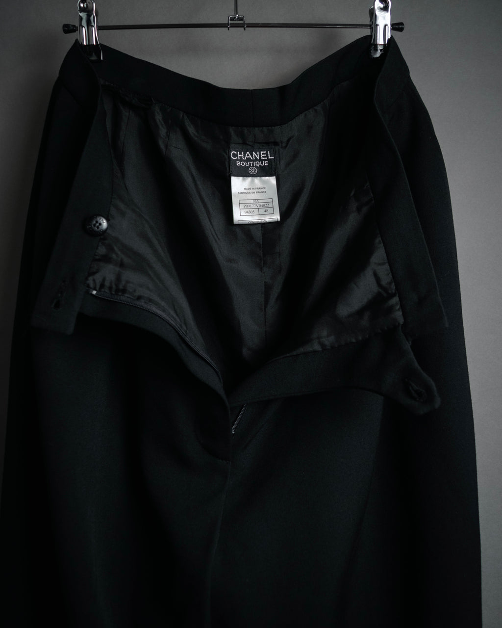 –SPECIAL– “CHANEL” 97AW Wide tuck trousers