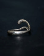 “Tiffany&Co” Open wave silver ring