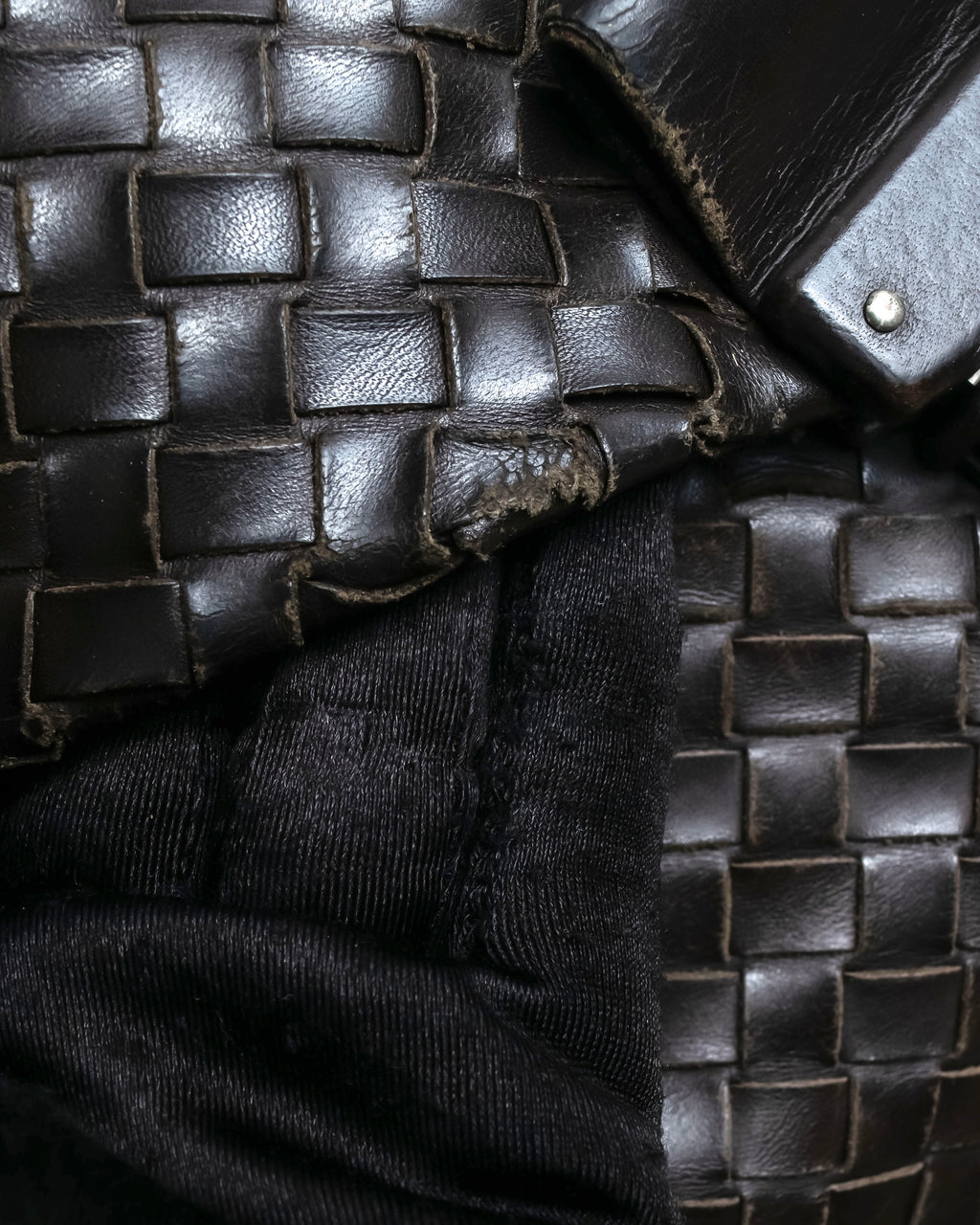 "BOTTEGA VENETA" Intrecciato design briefcase bag