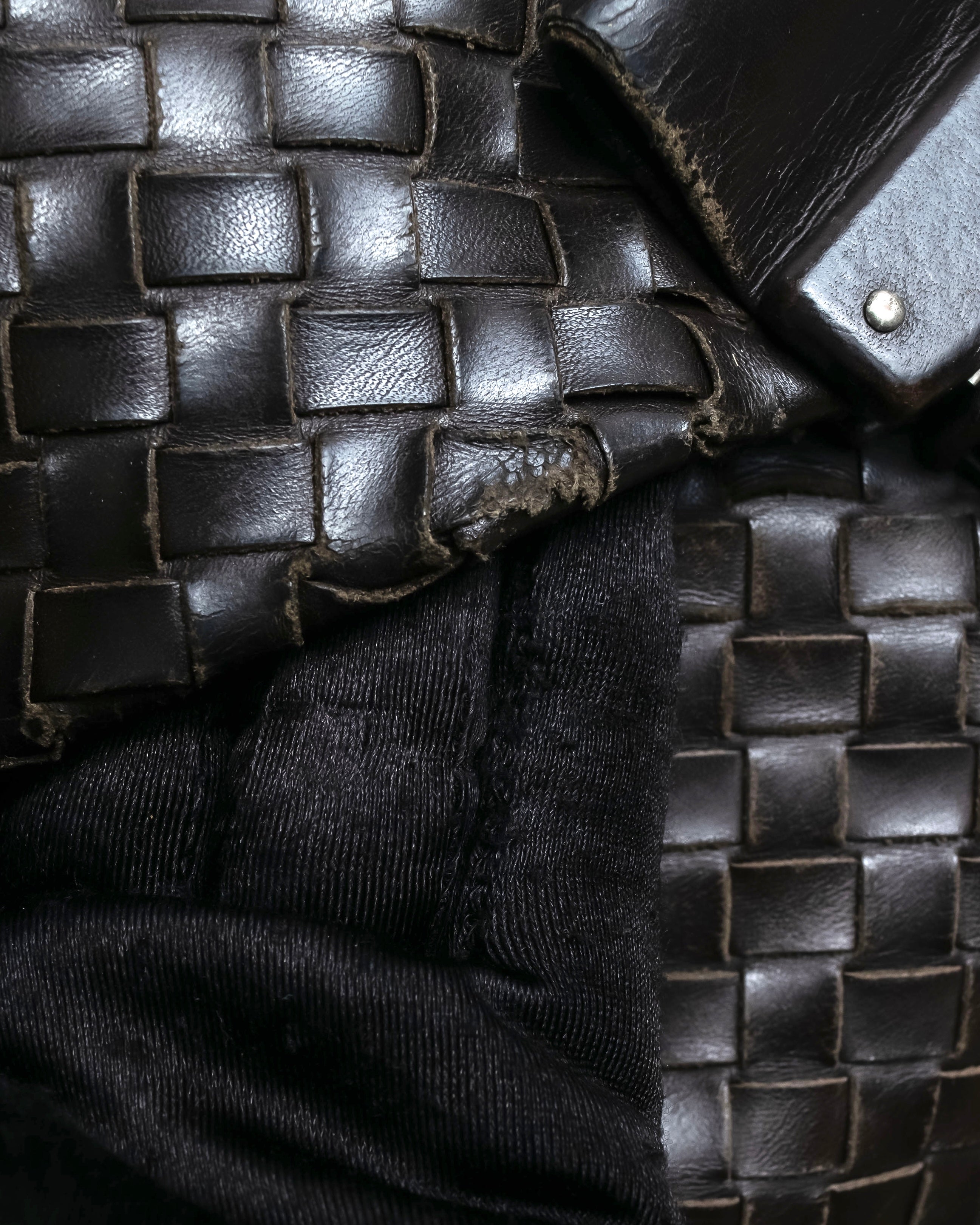 "BOTTEGA VENETA" Intrecciato design briefcase bag