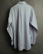 "Christian Dior" 80's-90's Relaxed striped long sleeve shirt