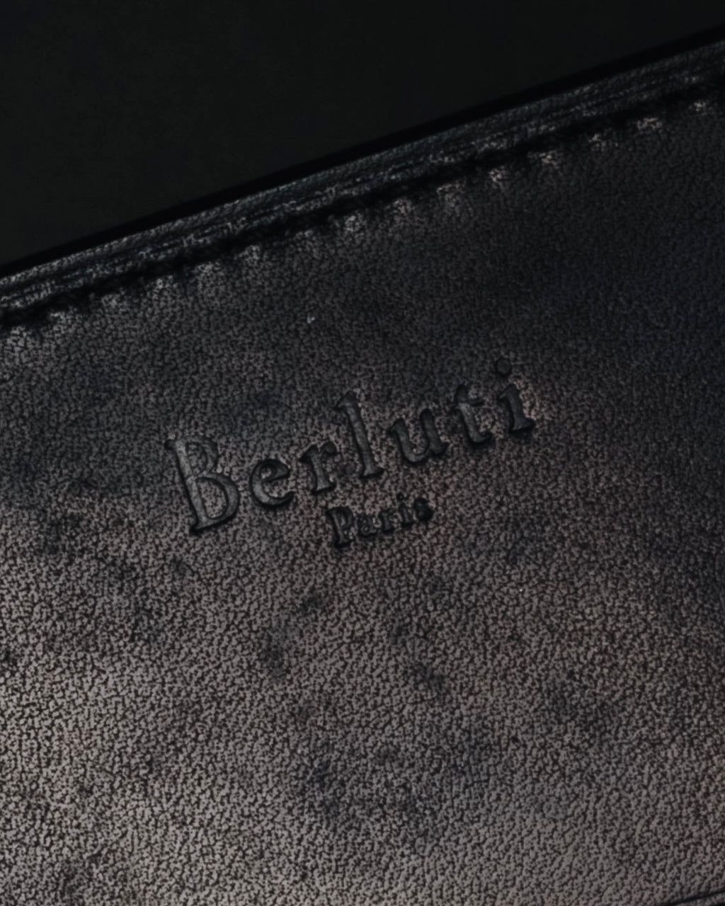 "Berluti" 2012-2018 Scrit patina Venezia leather card case