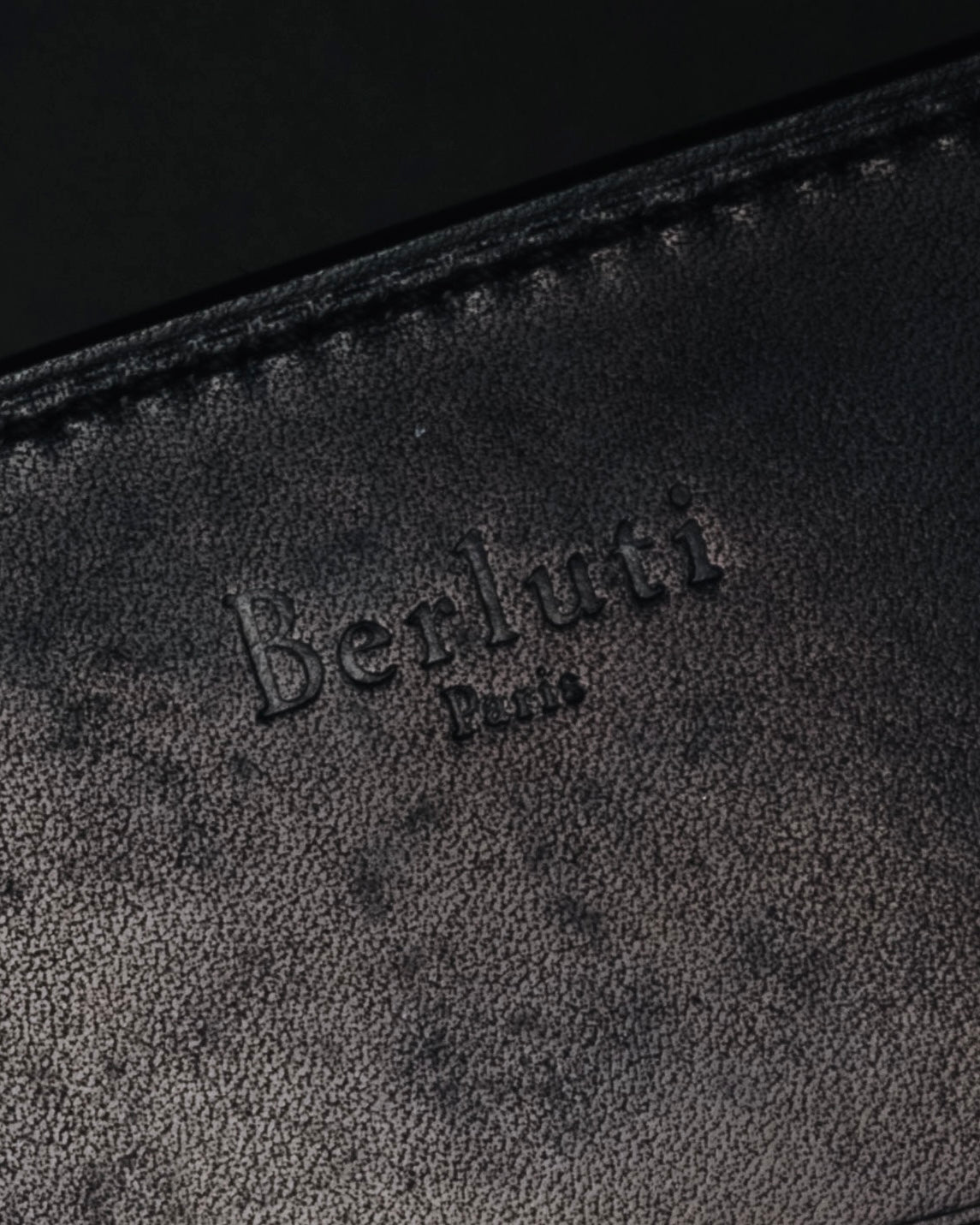 "Berluti" 2012-2018 Scrit patina Venezia leather card case