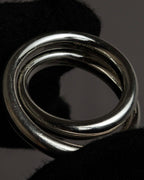 "HERMES" Vertige polished silver 925 ring