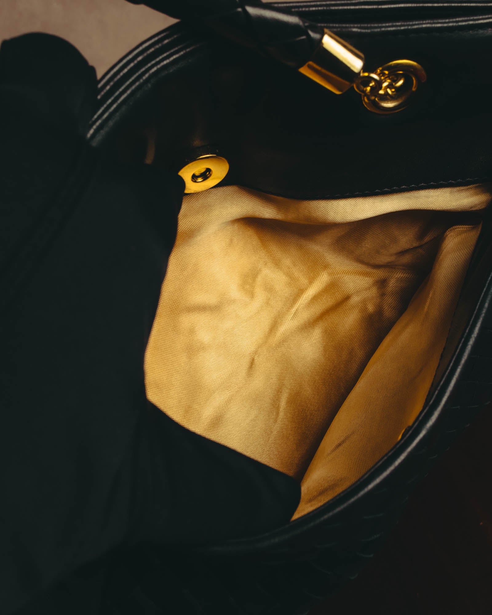 -SPECIAL- “Bottega Veneta” 00’s intrecciato braided handle oversized leather tote bag