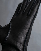 "Antonio Murolo" Deerskin signature leather gloves