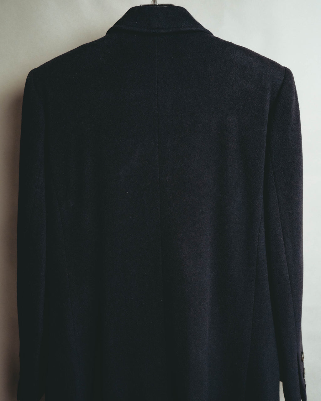 "Burberrys" 80's Classic double breasted wool cashmere maxi coat