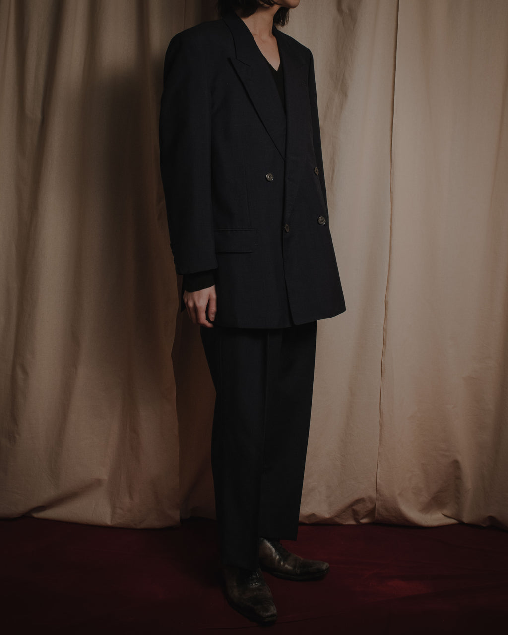 "BALENCIAGA" Double-breasted tailored set up