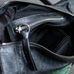 "Chloe" Eclipse series logo engraved leather mini boston bag