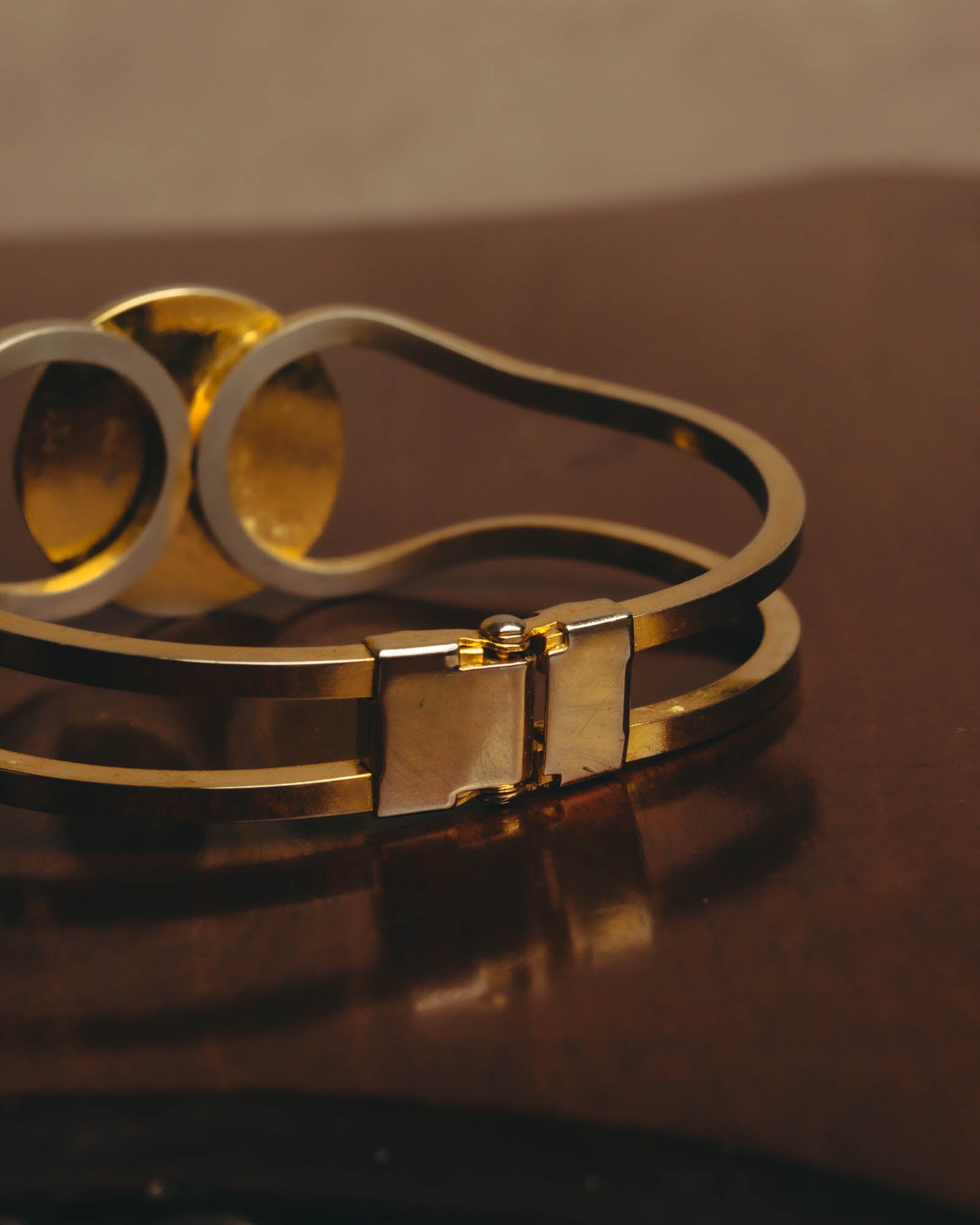 -SPECIAL- "Yves Saint Laurent" 80's-90's Iconic cassandre logo vintage bangle