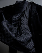 "LOUIS VUITTON" Geometric pattern velvet tailored jacket