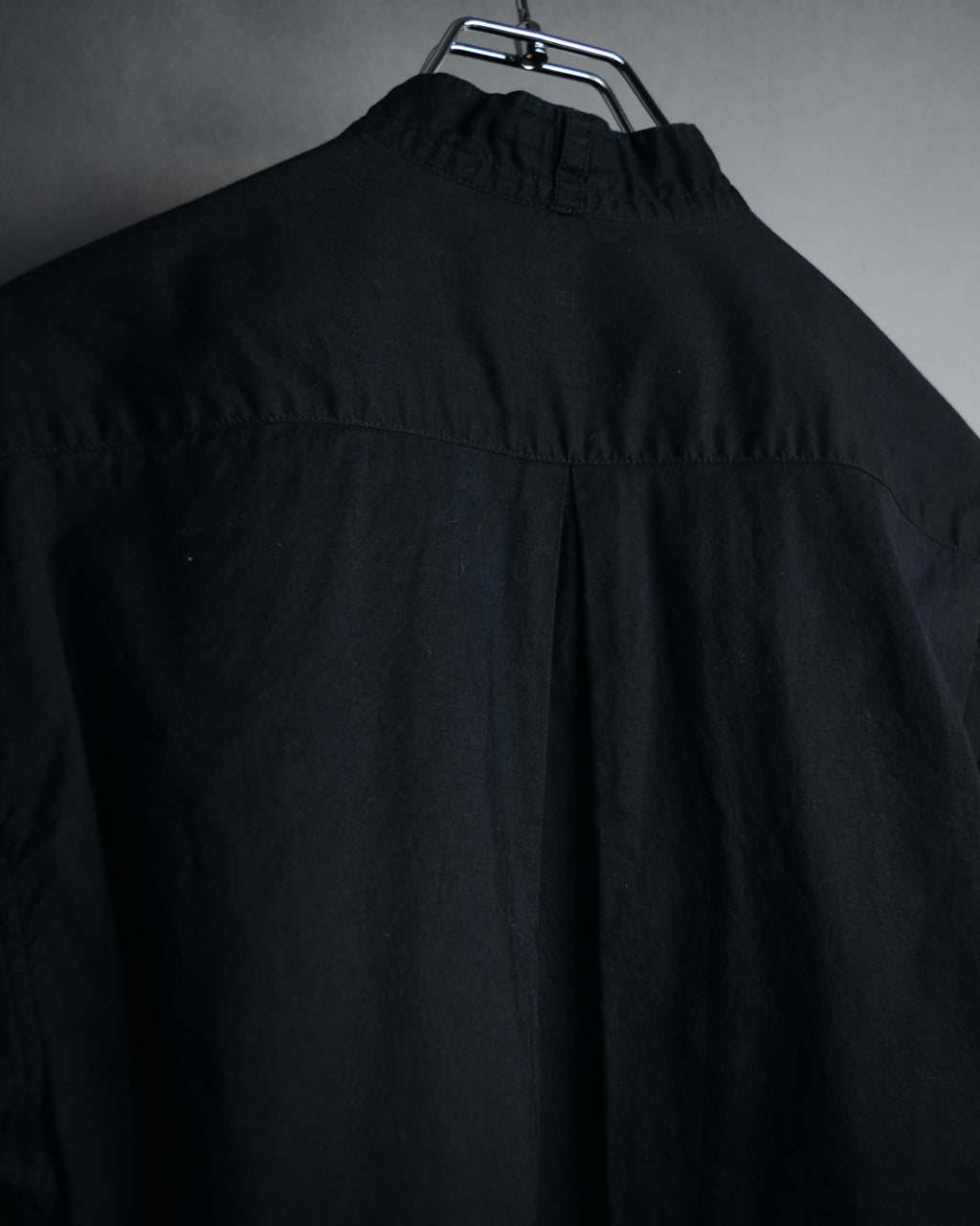 "ANN DEMEULEMEESTER" 01’s-05’s Poetically cut band collar cotton shirt