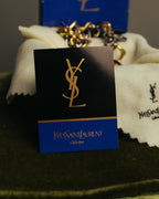 “Yves Saint Laurent” 80’s-90’s Two tone chain bracelet