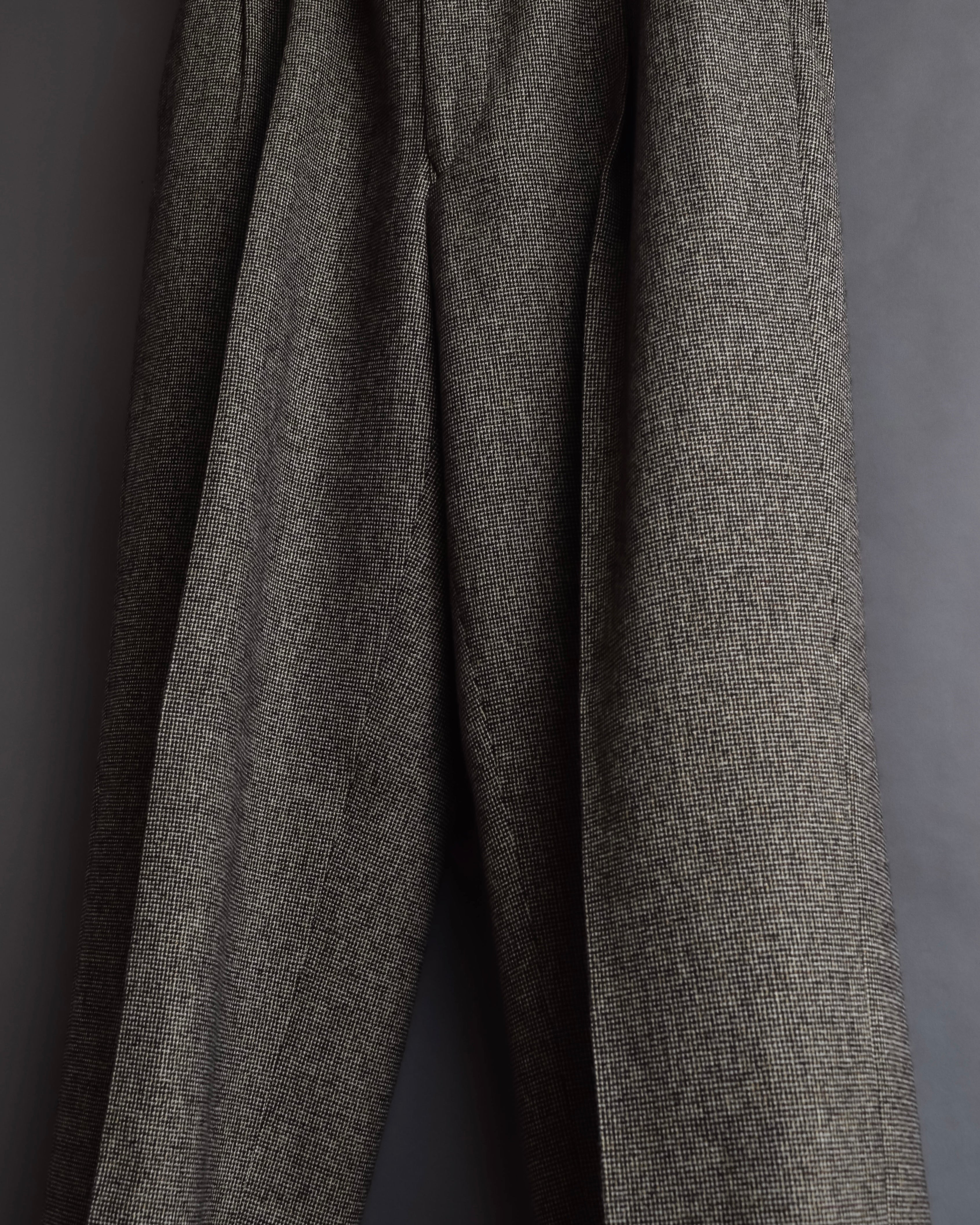 "BROOKS BROTHERS" Melange tweed three-piece suit