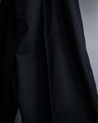 "LOEWE" Three-dimensional pattern design wide slacks