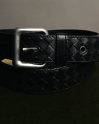 "BOTTEGA VENETA" 00's-10's Intrecciato leather belt