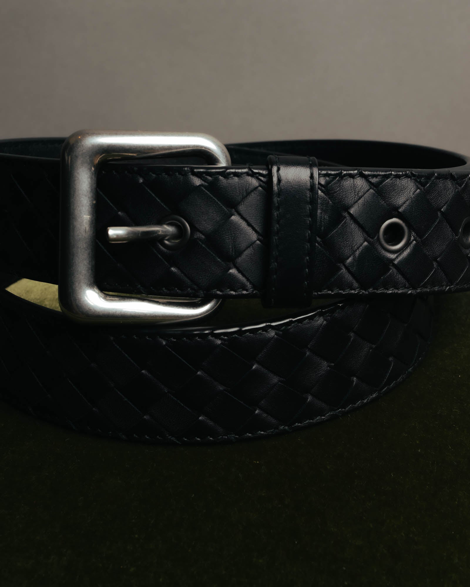 "BOTTEGA VENETA" 00's-10's Intrecciato leather belt