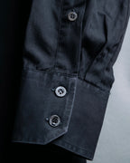 "GUCCI" Horizontal collar oversized shirt