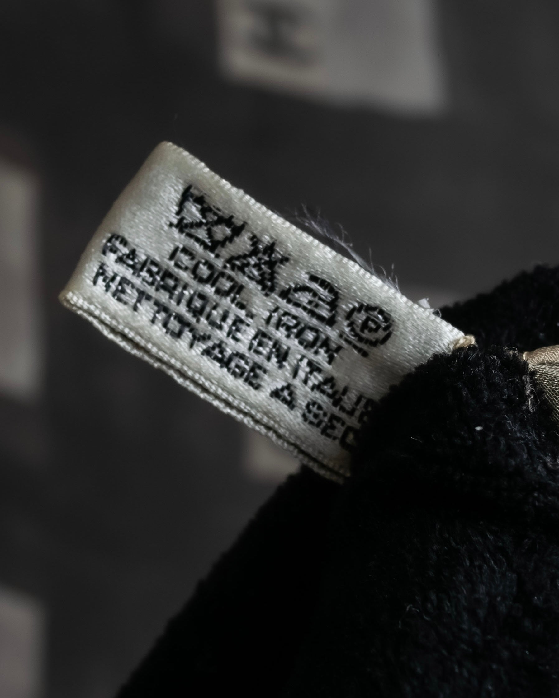 "CHANEL" Coco mark grid pattern silk scarf