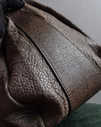 "CELINE" Softly structured leather city bag