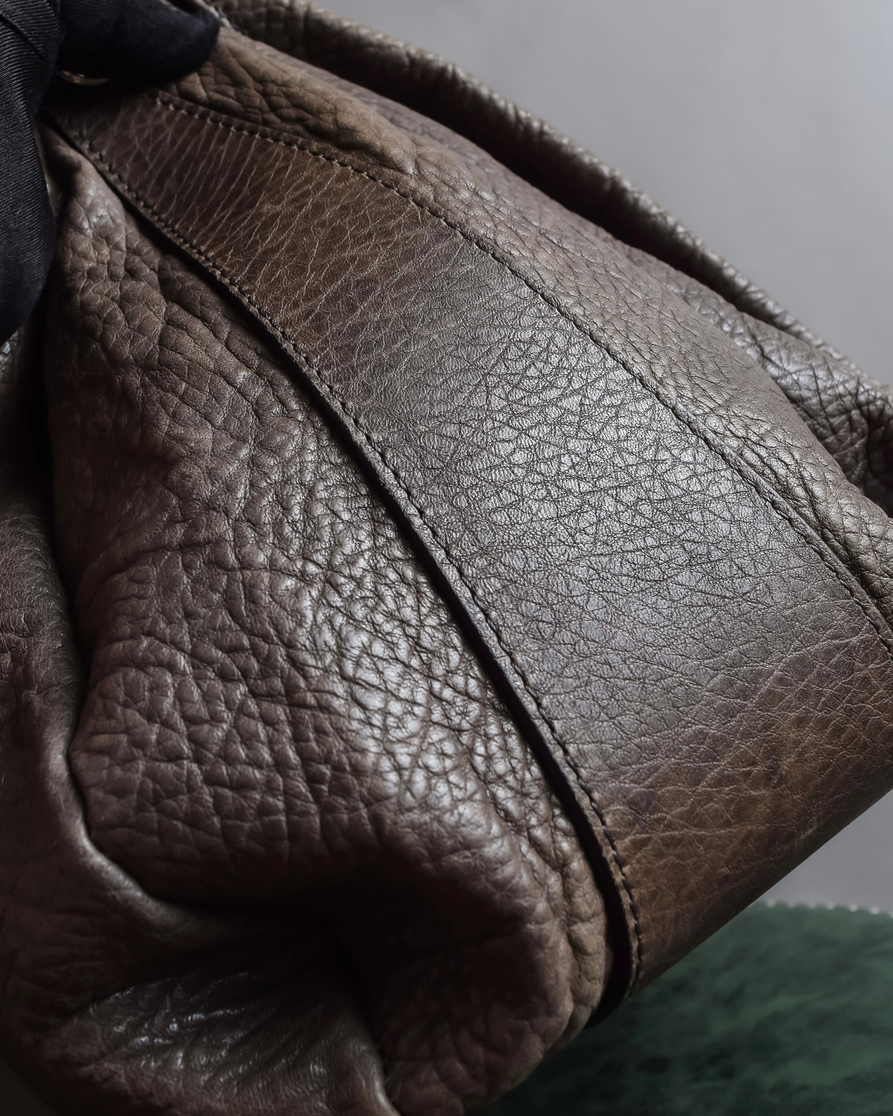 "CELINE" Softly structured leather city bag