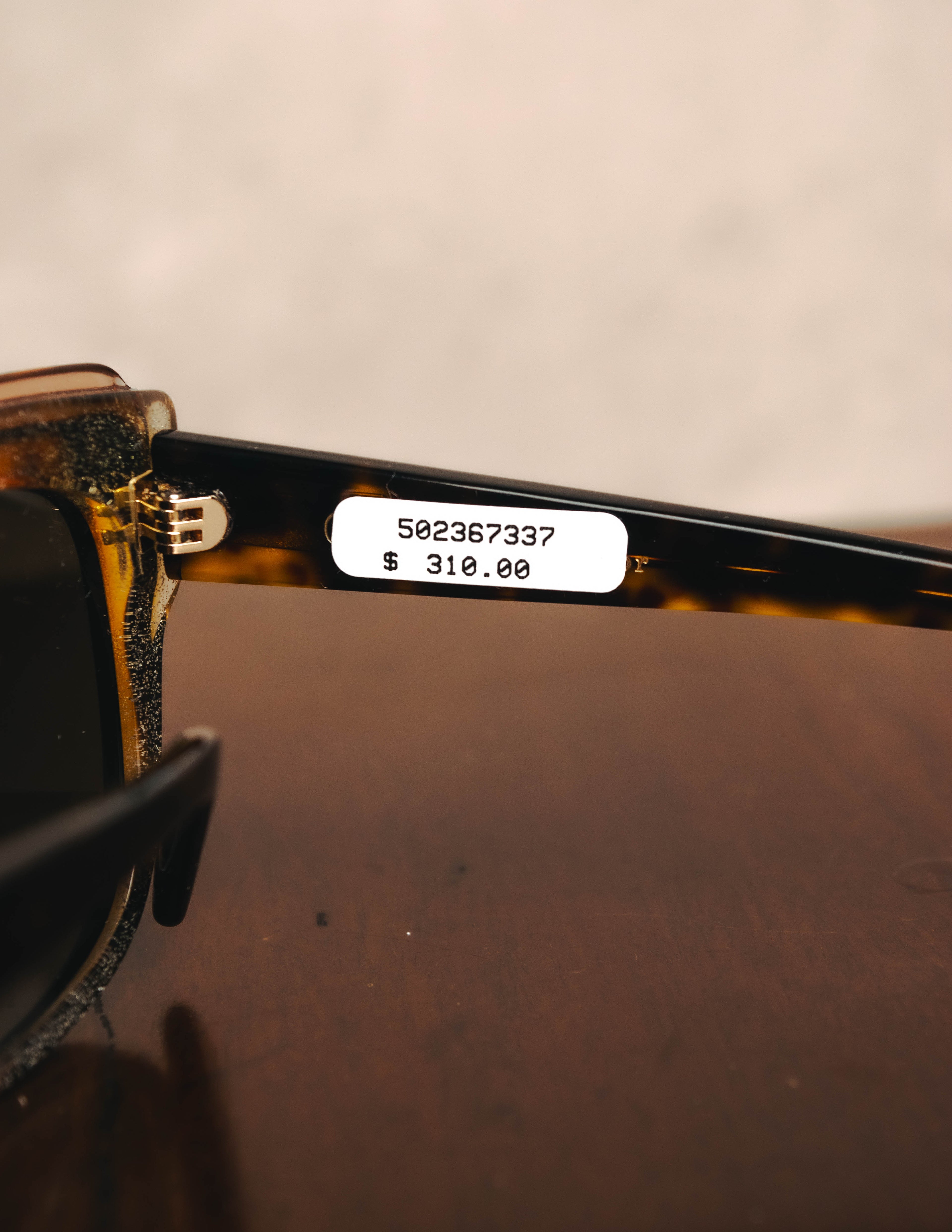 "Christian Dior" 2010's Glittered tortoiseshell sunglasses