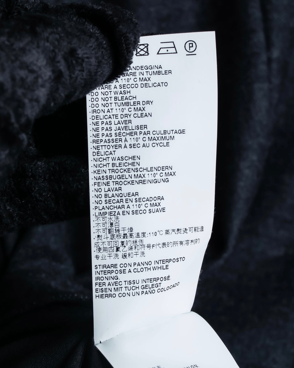 "MAISON MARGIELA" 16AW Deep tuck design sleeveless dress