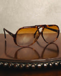 "Yves Saint Laurent" 70's-80's Oversized aviator sunglasses