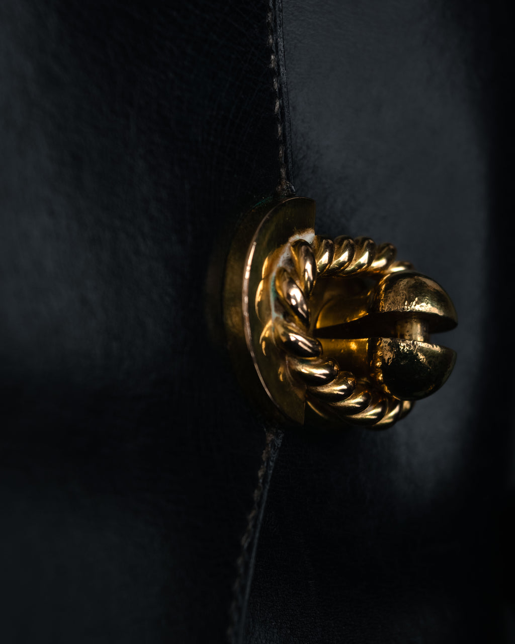 –SPECIAL– “HERMES” 50’s-60’s Escale box calf top handle bag