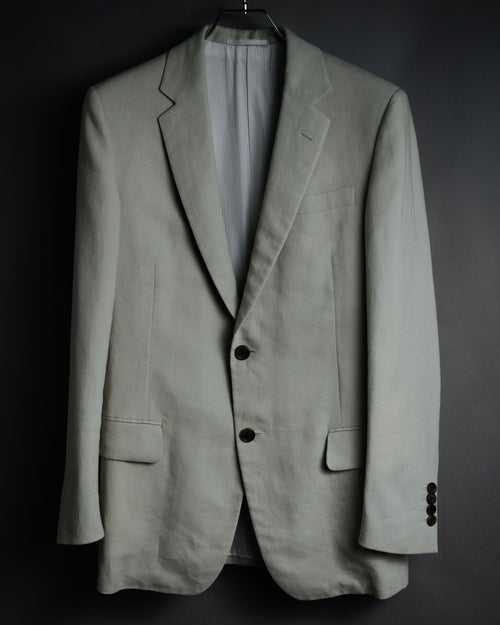 “PRADA” 10’s Linen tailored suit set