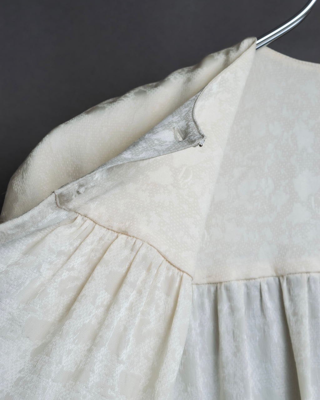 "Christian Dior" Shiny off-white shirt