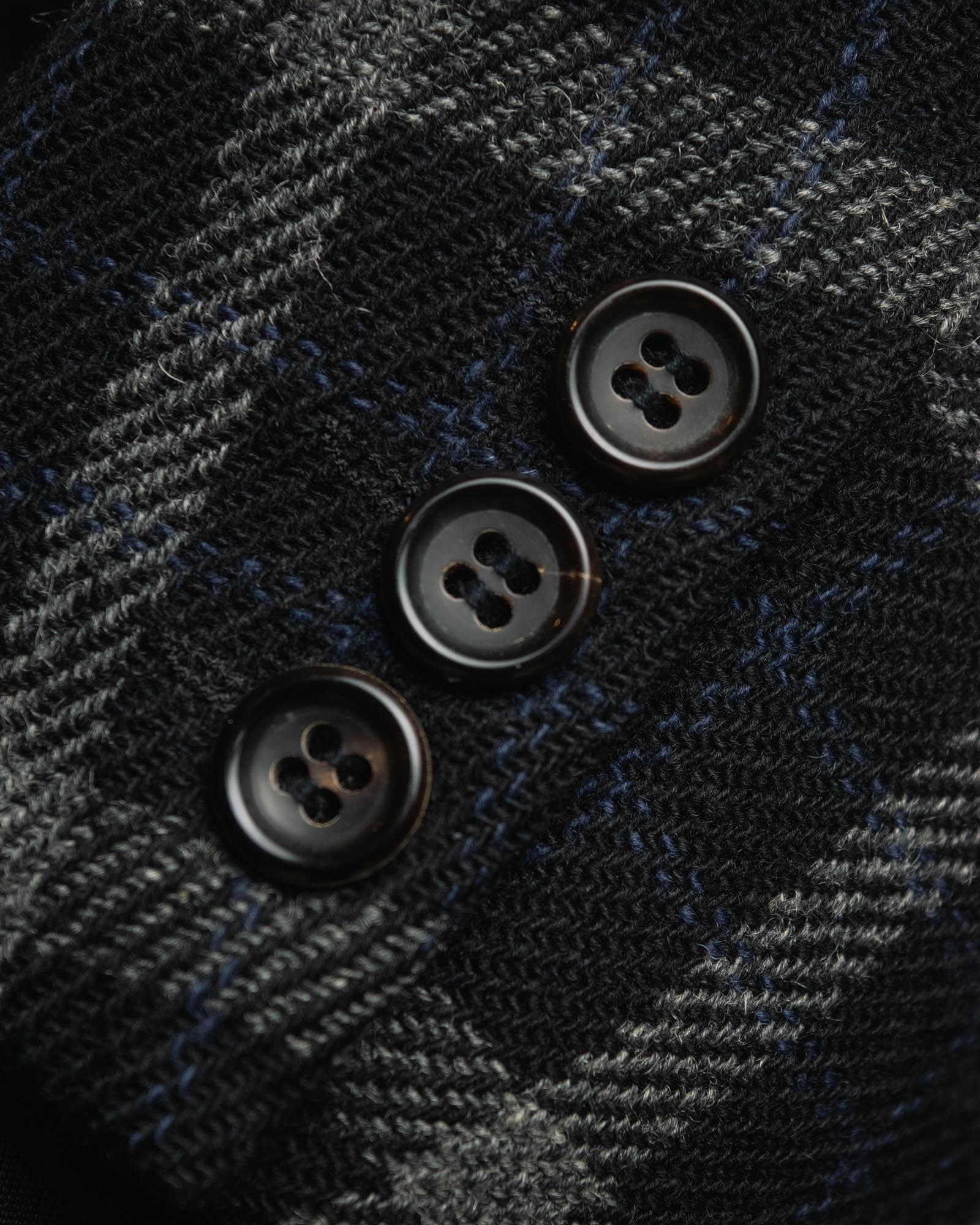 "COMME des GARÇONS HOMME"
90's Oversized wool checked tailored jacke