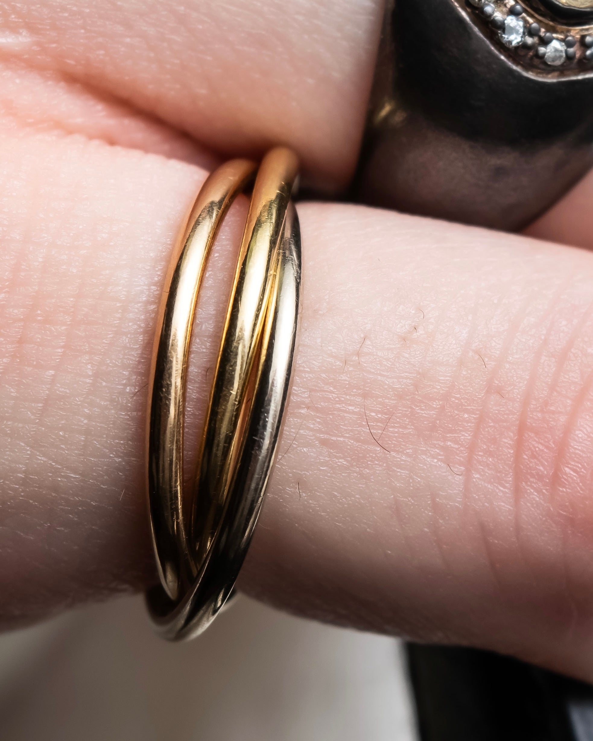 "Cartier" Eternal masterpiece gold Trinity ring