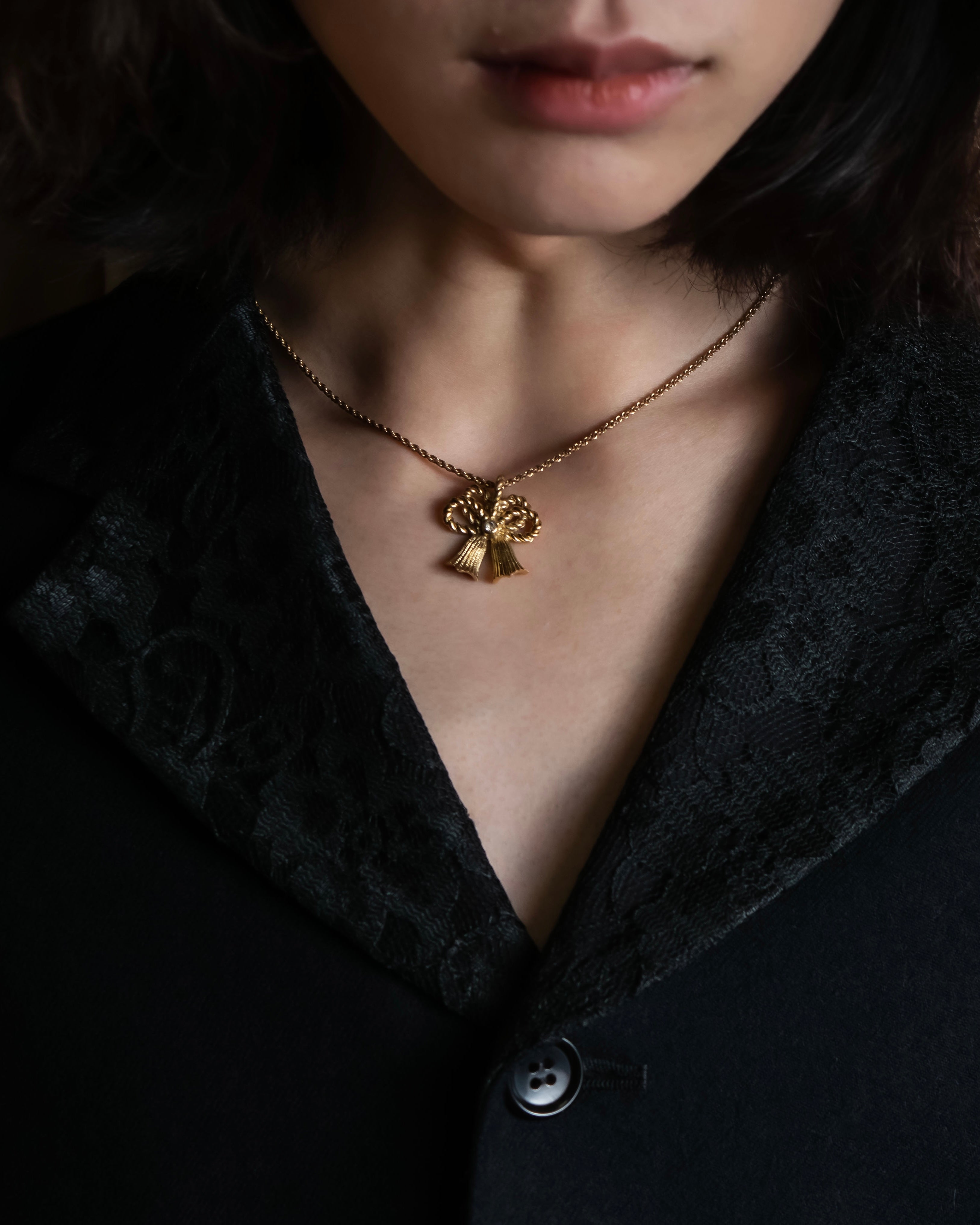 "tricot COMME des GARCONS" 
2001AW Lace-switched design tailored jacket