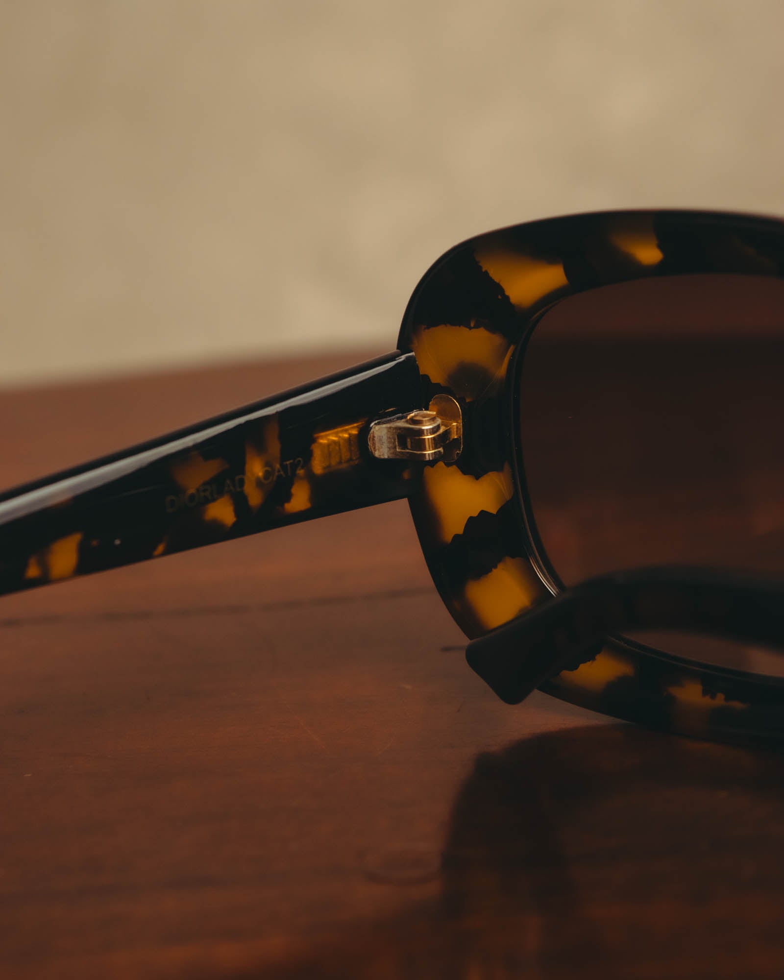 -SPECIAL- "Christian Dior" 90's Tortoiseshell oversized square sunglasses