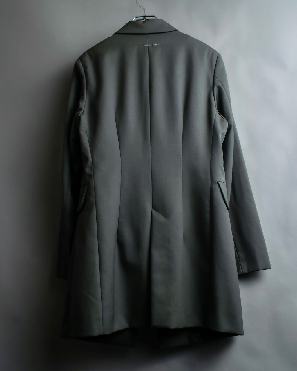 "MM6 MAISON MARGIELA" Wrap front oversized tailored jacket