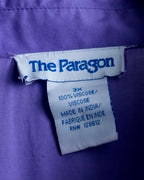 “Vintage” flower embroidery jewel designed viscose shirts