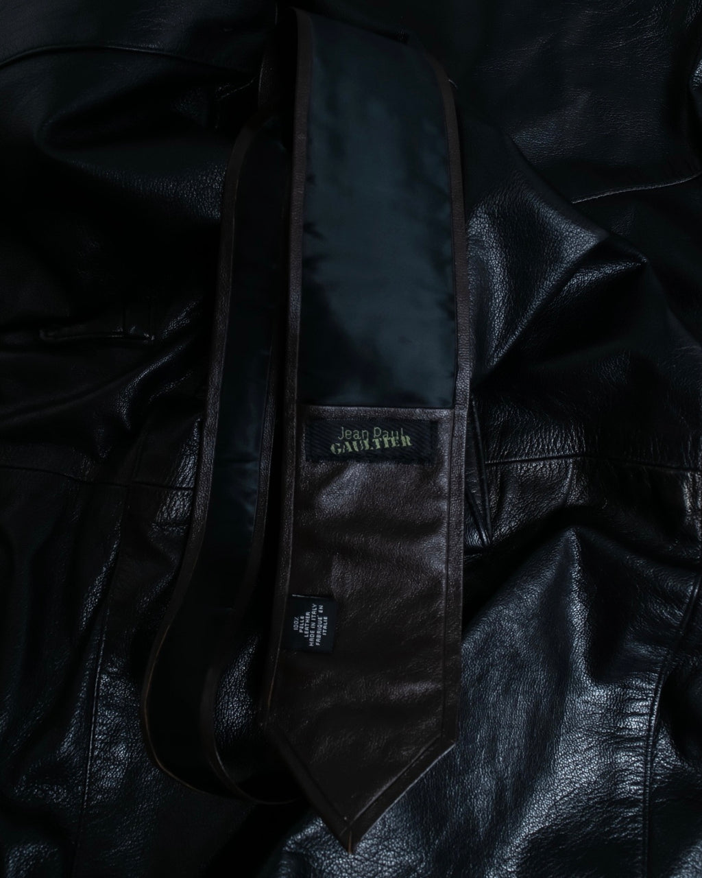 Jean paul gaultier Leather Tie