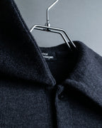 "tricot COMME des GARCONS" Light 100% wool layered knit