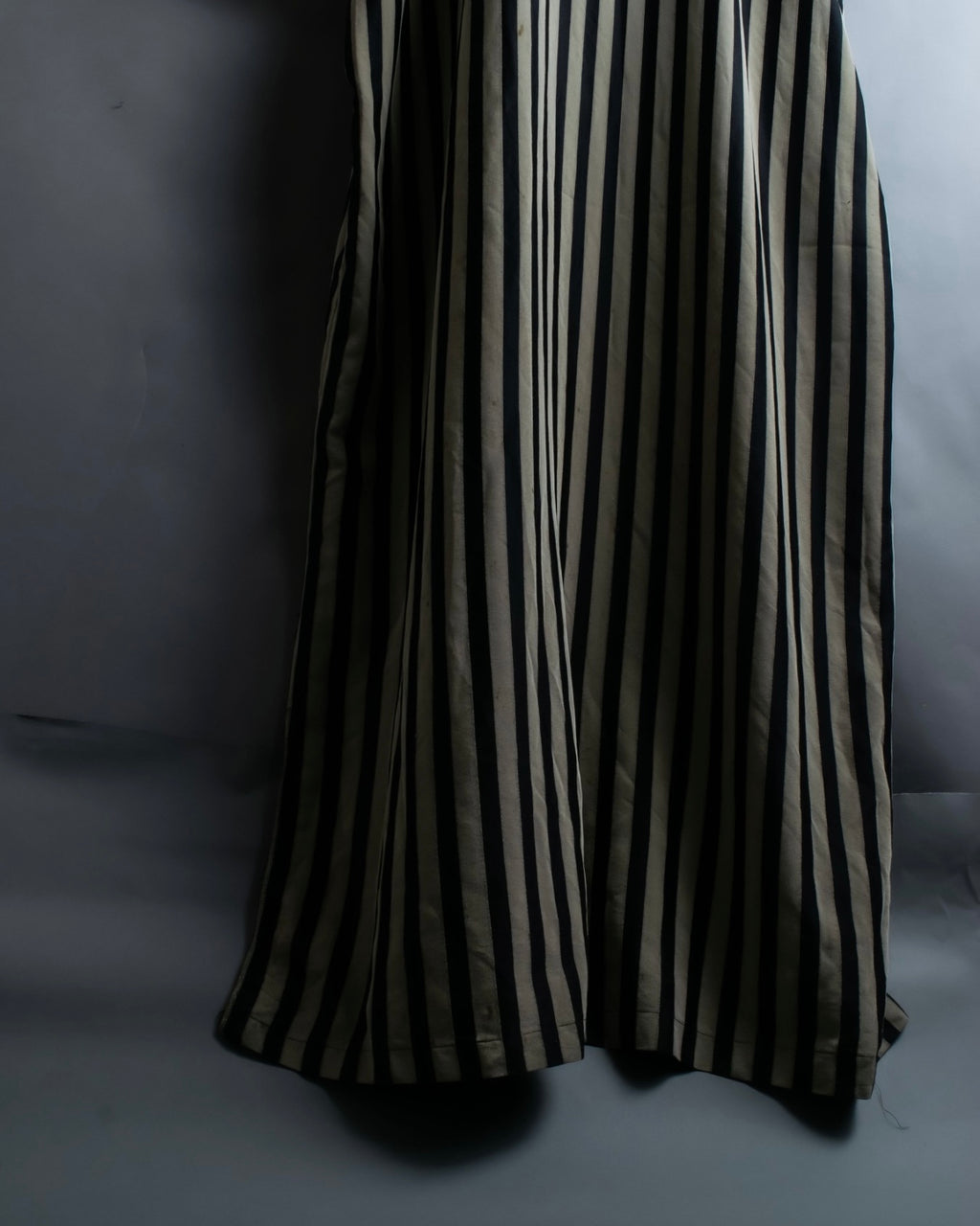 vintage striped super long dress