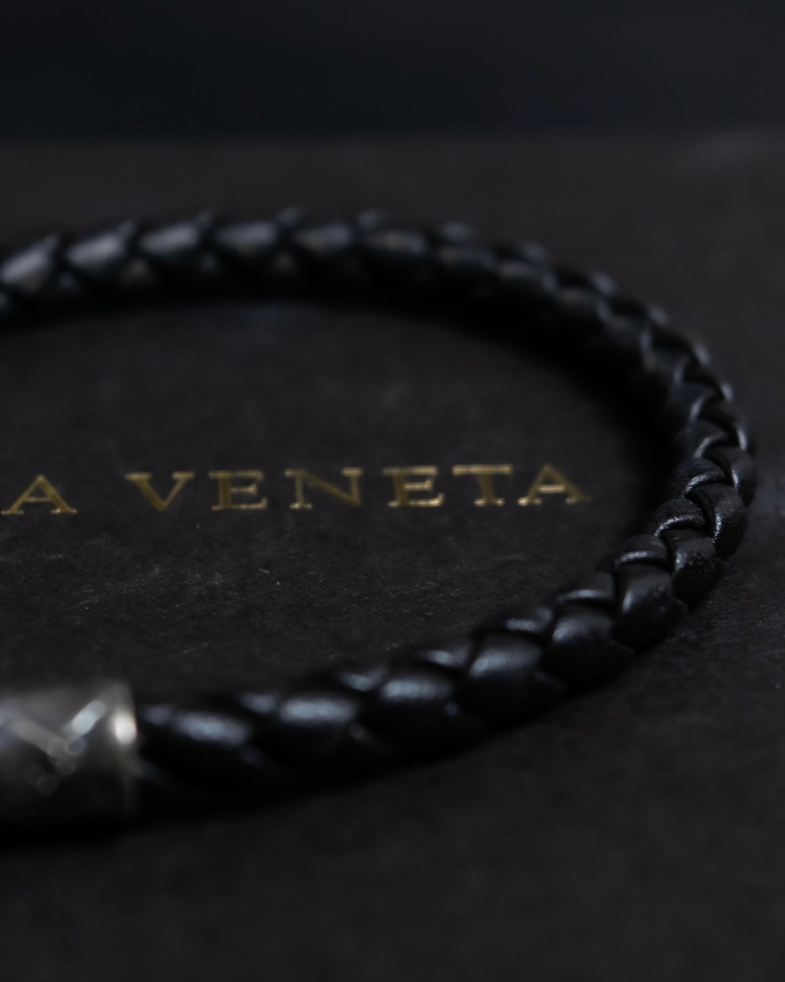 "BOTTEGA VENETA" Leather braided bangle