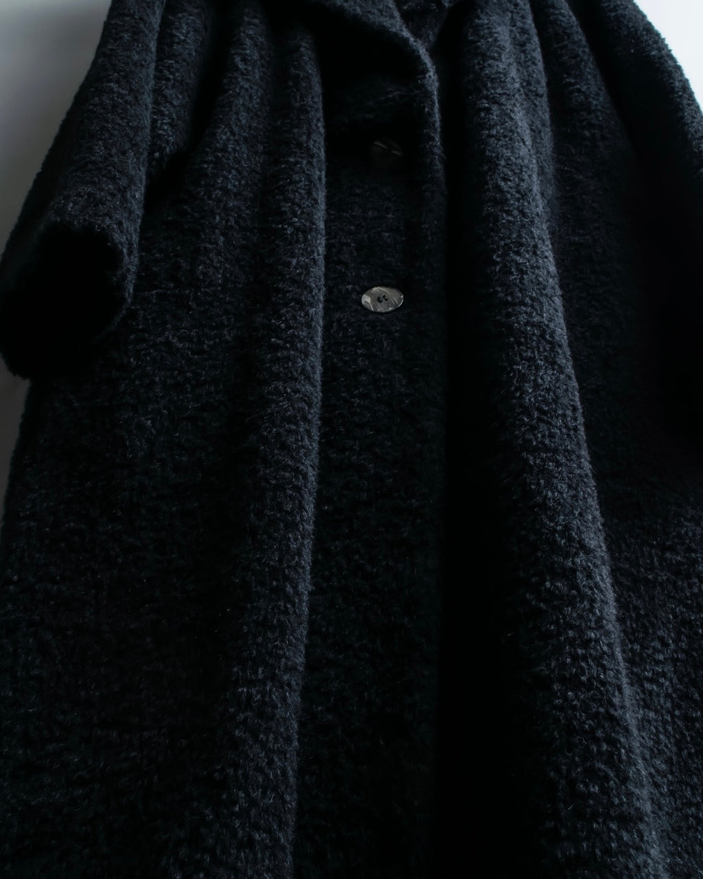 "Y's for living" Alpaca big collar airy coat