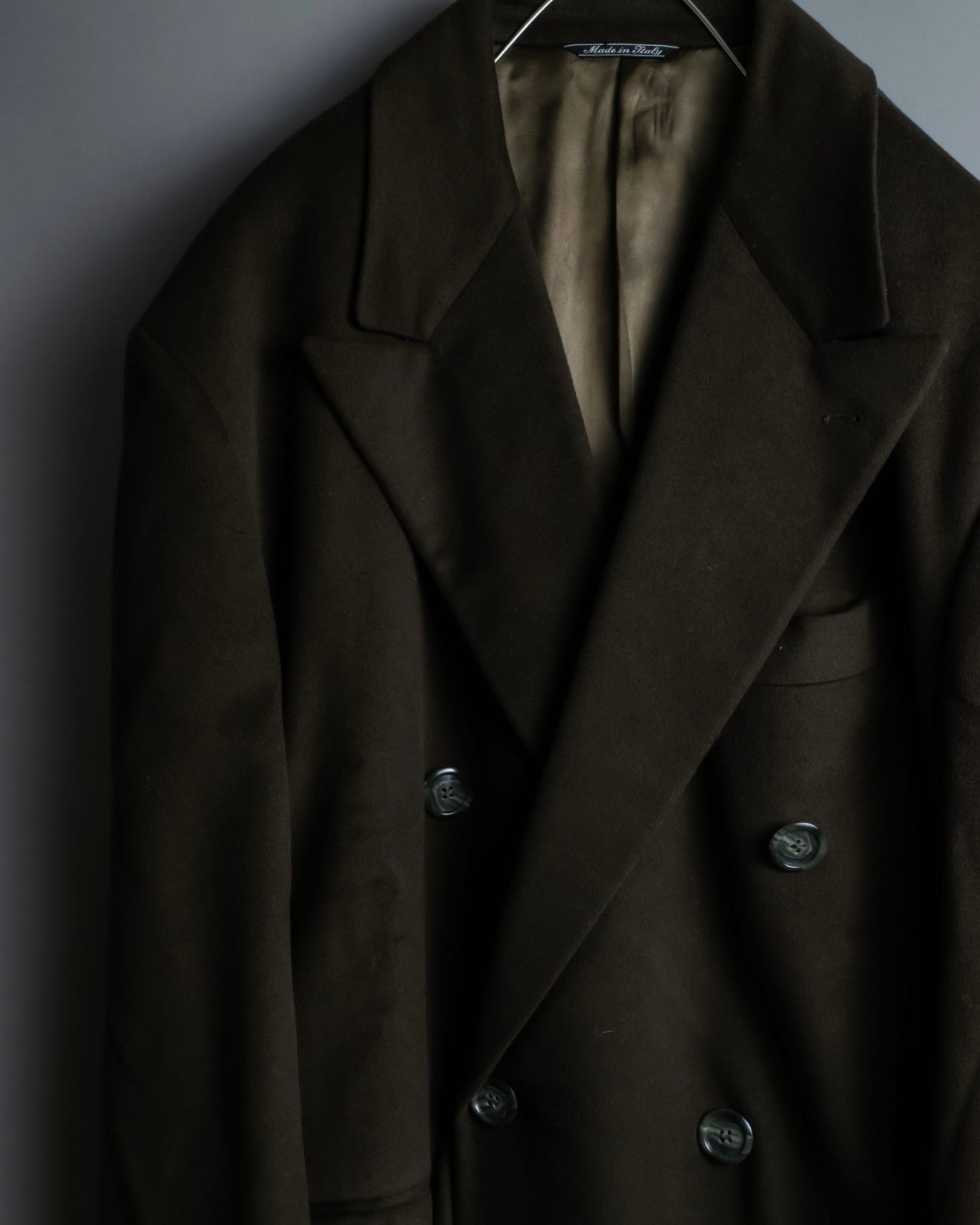 "WILLIAM" Beautiful oversized cashmere brand double-breasted coat