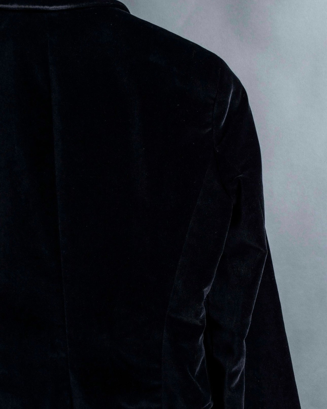 "VERSACE JEANS COUTURE" Velour peak lapel tailored jacket